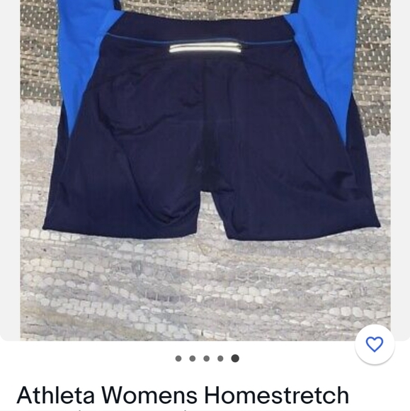 Athleta Womens Leggings X Small Blue Stretch - Picture 2 of 5